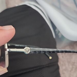 Stylish Versace Black and Silver Glasses